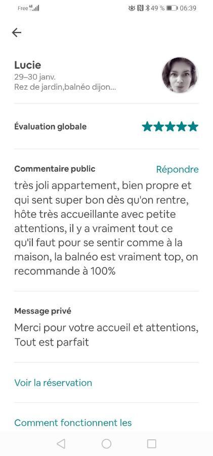 Romantisme Et Glamour 2 Avec Spa , Clim Et Jardin Dijon Zewnętrze zdjęcie