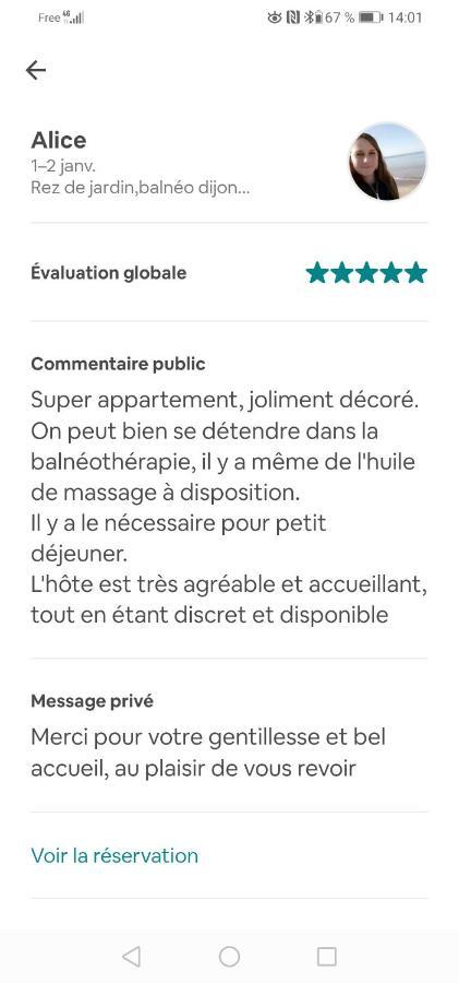 Romantisme Et Glamour 2 Avec Spa , Clim Et Jardin Dijon Zewnętrze zdjęcie